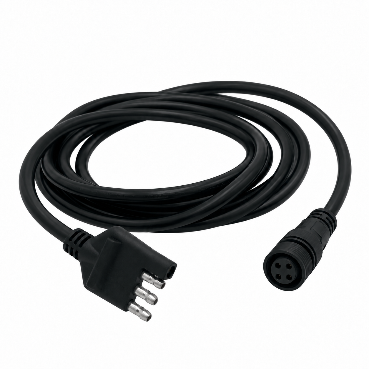 Flat 4 to female 4-pin M12 lead