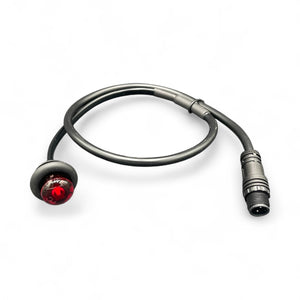 3/4" Round Side Marker Lights Red