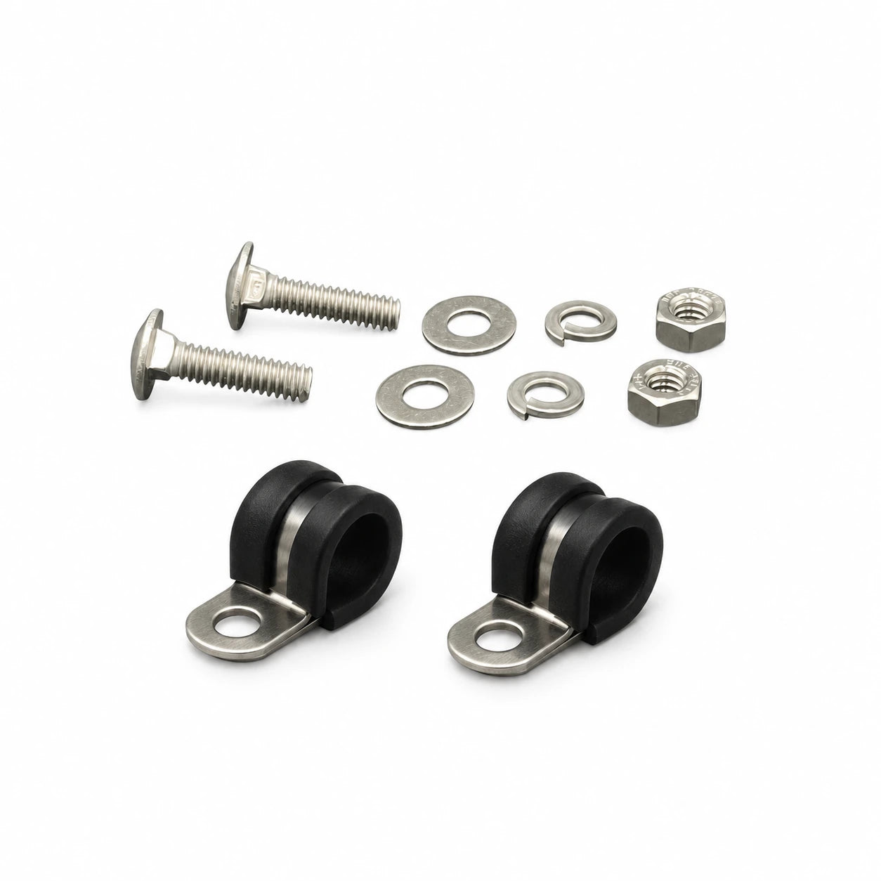 Mounting hardware and cable clamps